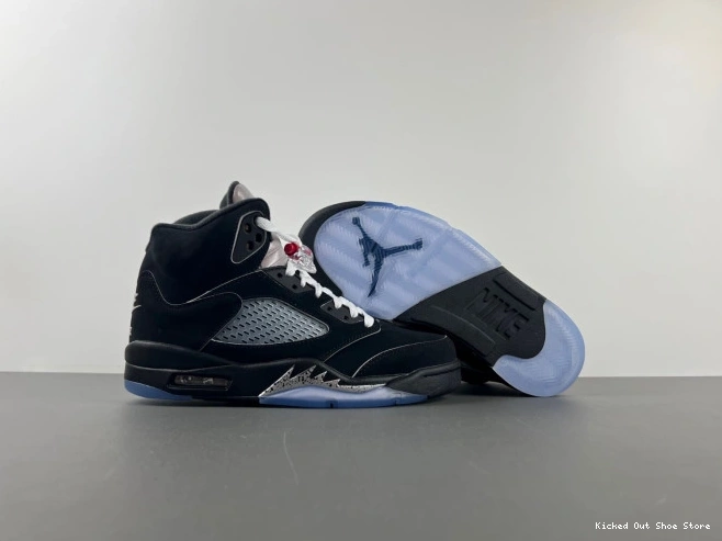 Kick Theory Metallic Black Jordan HF3975-001 5 Reimagined Air 0809